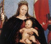 HOLBEIN, Hans the Younger The Solothurn Madonna oil on canvas